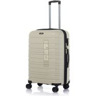 Hotowa Gold PP 8010 Ekru TSA Kilitli Orta Boy Valiz