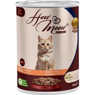How Meow Somonlu Yetişkin Kedi 12x400 gr Yaş Mama
