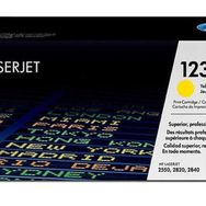 HP 123A Q3972A Sarı Orijinal Mavi Kutu Toner