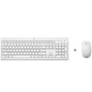 HP 230 3L1F0A Beyaz İngilizce Kablosuz Klavye Mouse Set