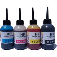 HP 2450 2500 2510 2510xi 4x100 ml Uyumlu Kartuş Mürekkep Dolum Seti