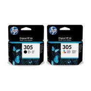 HP 305 Siyah ve Renkli 2'li Kartuş Seti