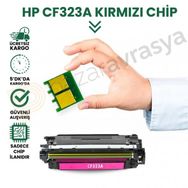 HP 653A-CF323A Kırmızı Toner Chip