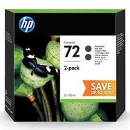 HP 72-P2V33A Mat Siyah 2'li Kartuş