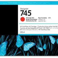 HP 745-F9K06A Kırmızı Kromatik Yüksek Kapasiteli Orijinal Kartuş