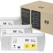 HP 81 C5069A Sarı 3'lü Kartuş