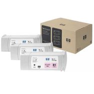 HP 81 C5071A Açık Kırmızı 3'lü Kartuş