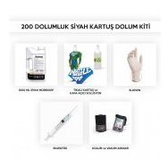 HP C2675A 200 Dolumluk Siyah Uyumlu Kartuş Dolum Seti