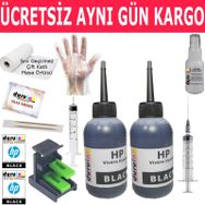 HP C4650 C4670 C4680 Siyah 2x100 ml Uyumlu Kartuş Mürekkep Dolum Seti