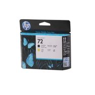 HP C9384A 72 C9384A Mat Siyah-Sarı Baskı Kafası