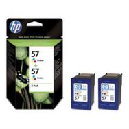 HP C9503AE 57 2'li Paket Color Renkli Kartuş
