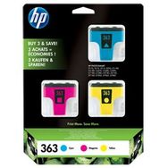 HP CB333EE 363 3 Renk Multipack Cyan-Magenta-Yellow Mavi-Kırmızı-Sarı Kartuş