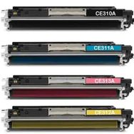 HP CE311A-126A-CRG729-CP1025 Mavi 1000 Sayfa Muadil Toner