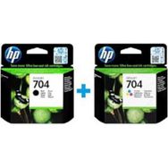 HP CN692AE CN693AE 704 Siyah Renkli Kartuş Seti