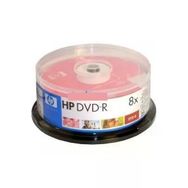 HP DVDR 4.7 GB 8X 120 Min 25''li Cakebox