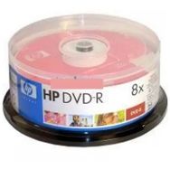 HP DVDR 4.7 GB 8X 120 Min 25''li Cakebox