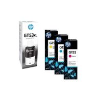 HP GT53XL GT52 Tüm Renkler Set Şişe Orjinal Mürekkep