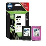 HP N9J72AE 301 Siyah Mürekkep Kartuş