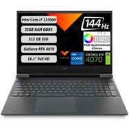 HP VICTUS 16-R0008NT 7P633EA Intel Core i7 13700H 16GB DDR5 512GB SSD RTX 4070 8GD6 16.1 FHD IPS 144Hz FreeDos Dizüstü Bilgisayar