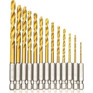 Hss Profisher Tungsten Karbür 13x1.5-6.5 mm 1/4 Hex Shank Matkap Uç