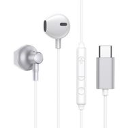 Huahai Joyroom JR-EC03 Gümüş Kablolu Kulaklık