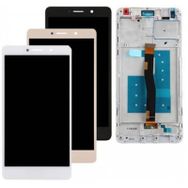 Huawei Gr5 2017 Beyaz Çıtalı Lcd Dokunmatik Ekran