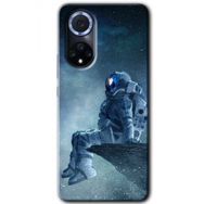 Huawei Nova 9 Astronot Yalnızlığı Baskılı Uyumlu Silikon Kılıf