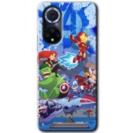 Huawei Nova 9 Avengers Cartoon Baskılı Uyumlu Silikon Kılıf