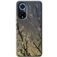 Huawei Nova 9 Branches Flowers Baskılı Uyumlu Silikon Kılıf