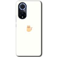 Huawei Nova 9 Cat Minimalism Baskılı Uyumlu Silikon Kılıf