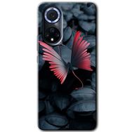 Huawei Nova 9 Dark Butterfly Baskılı Uyumlu Silikon Kılıf