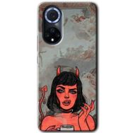 Huawei Nova 9 Devil Girl Baskılı Uyumlu Silikon Kılıf
