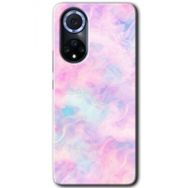 Huawei Nova 9 Pembe Duman Baskılı Uyumlu Silikon Kılıf
