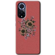 Huawei Nova 9 Retro Çiçek Baskılı Uyumlu Silikon Kılıf