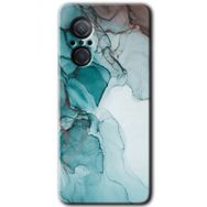 Huawei Nova 9 SE Buzul Mermer Baskılı Uyumlu Silikon Kılıf