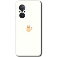 Huawei Nova 9 SE Cat Minimalism Baskılı Uyumlu Silikon Kılıf