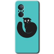 Huawei Nova 9 SE Cat Vector Baskılı Uyumlu Silikon Kılıf