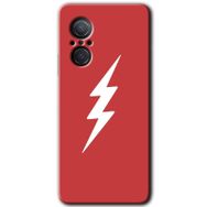 Huawei Nova 9 SE Flash Logo Baskılı Uyumlu Silikon Kılıf
