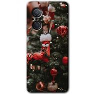 Huawei Nova 9 SE Happy New Year Baskılı Uyumlu Silikon Kılıf