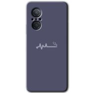 Huawei Nova 9 SE Kara Kedi Baskılı Uyumlu Silikon Kılıf