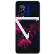 Huawei Nova 9 SE Mekanik Yaprak Baskılı Uyumlu Silikon Kılıf