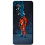 Huawei Nova 9 SE Smoke Astronot Baskılı Uyumlu Silikon Kılıf
