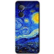 Huawei Nova 9 SE Starry Night Baskılı Uyumlu Silikon Kılıf