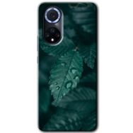 Huawei Nova 9 Yağmurlu Yaprak Baskılı Uyumlu Silikon Kılıf