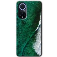 Huawei Nova 9 Yeşil Okyanus Baskılı Uyumlu Silikon Kılıf