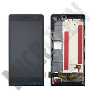 Huawei P6 Siyah Çıtalı Uyumlu Lcd Ekran Dokunmatik