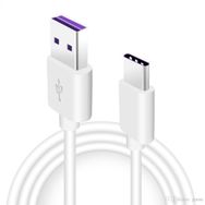 Huawei USB Beyaz 1 mt Type-C 5A Şarj Kablosu