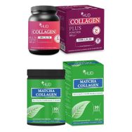 Hud Collagen Plus Powder 300 gr + Hud Matcha Kolajen 300 gr Toz