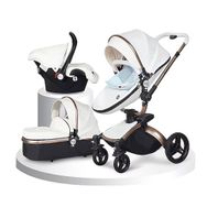 Huggy Egg 6 İn 1 Beyaz Mavi Travel Sistem Bebek Arabası