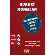 Hukuki Normlar Medeni Hukuk Çözümlü Soru Kitabı - Zet Yayınları Kolektif